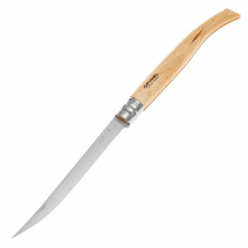 Нож складной филейный Opinel 15 Slim Inox 002561, 150 мм, бук