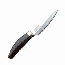 Нож кухонный овощной Suncraft Elegancia KSK-04, 100 мм,  палисандр