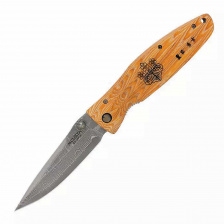 Нож складной Mcusta Toyotomi Hideyoshi MC-0182D, 94 мм, желтый