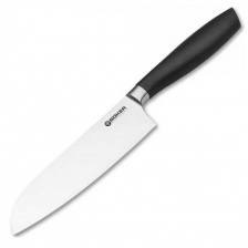 Нож кухонный сантоку Boker Core 130830, 165 мм, черный