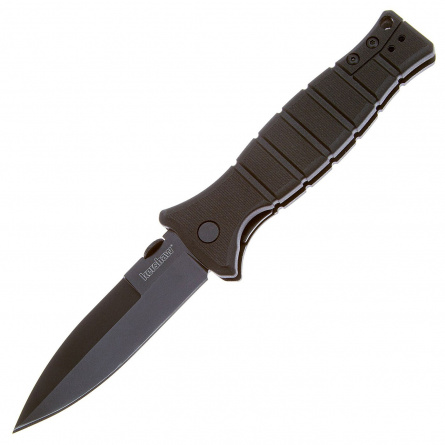 Нож складной Kershaw Xcom 3425, 92 мм, черный фото 1