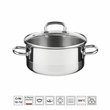 Сотейник Kolimax Professional 160089, 18 см, 2 л, стальной фото 1