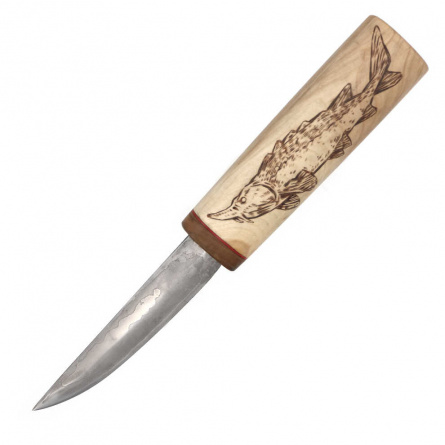 Нож туристический ЛМ Hatchet, 125мм, сувель березы фото 2