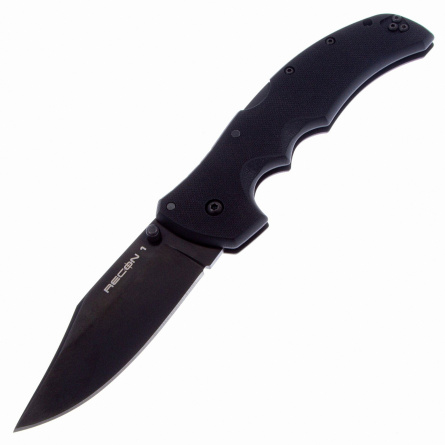 Нож складной COLD STEEL Recon 1 Clip 27BC, 102 мм, черный фото 1