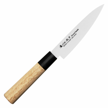 Нож кухонный универсальный Satake Misaki 807-715, 120 мм, дерево фото 1