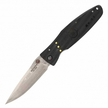 Нож складной Mcusta Senguoku Oda Nobunaga MC-0181D, 94 мм, черный фото 1
