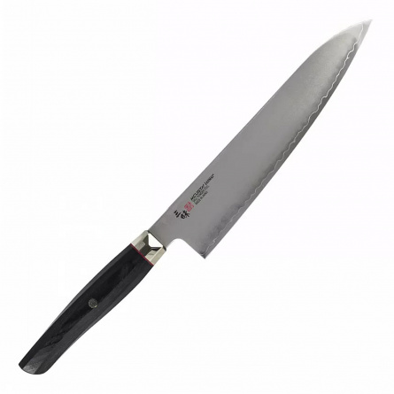 Нож кухонный шеф Mcusta Zanmai Revolution Black ZRB-1205G, 210 мм, микарта фото 1