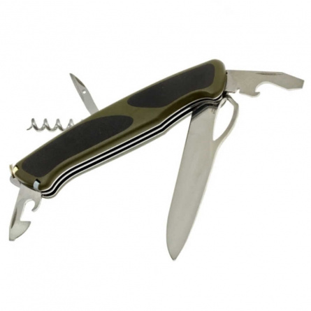 Нож складной Victorinox Rangergrip 61 0.9553.MC4, 97 мм, зеленый фото 3