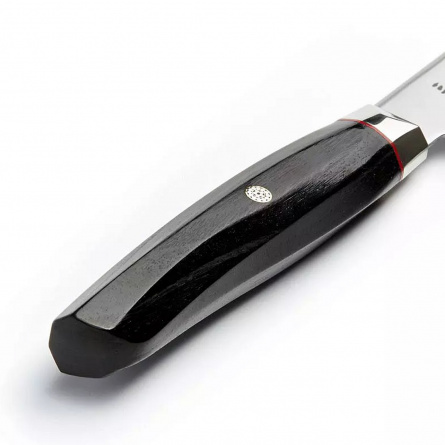 Нож кухонный сантоку Mcusta Zanmai Revolution Black ZRB-1215G, 150 мм, микарта фото 2