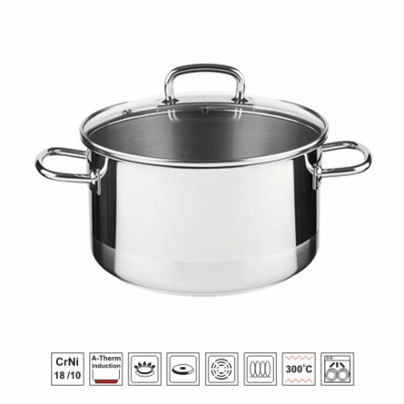 Кастрюля Kolimax Professional 160058, 26 см, 6.5 л, стальной фото 1
