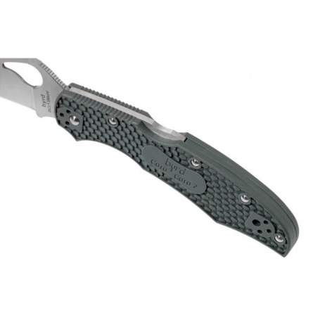 Нож складной  Spyderco Byrd Cara Cara 2 BY03PGY2, 95 мм, серый фото 3