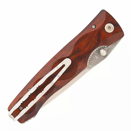 Нож складной Mcusta Tactility Elite Damask MC-0125D, 94 мм, айронвуд фото 3