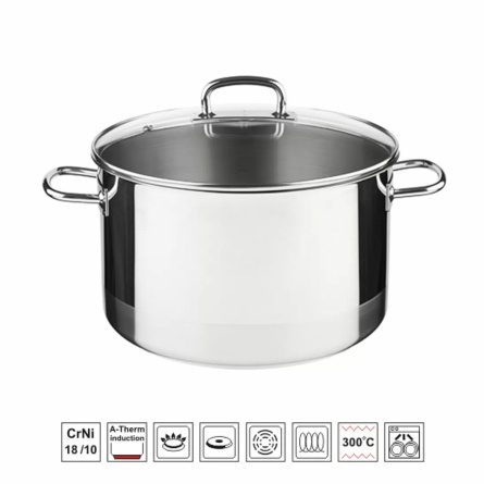 Кастрюля Kolimax Professional 160065, 26 см, 8 л, стальной фото 1