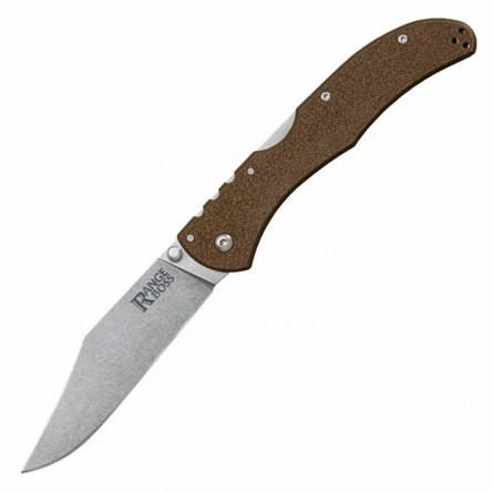 Нож складной Cold Steel Range Boss Flat Dark Earth 20KR9, 102 мм, коричневый фото 1