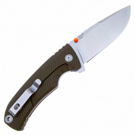 Нож складной SOG Tellus FLK Olive Drab 14-06-01-43, 93 мм, зеленый фото 2