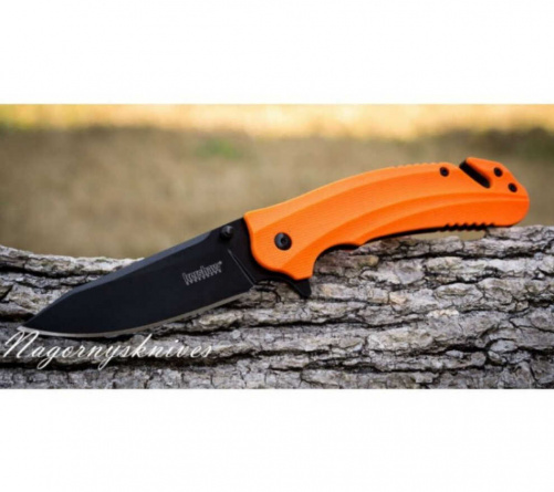 Нож складной Kershaw Barricade 8650, 89 мм, оранжевый фото 3