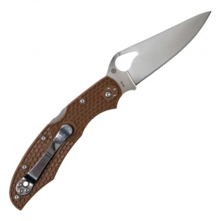 Нож складной Spyderco Byrd Cara Cara 2 BY03PBN2, 95 мм, коричневый фото 2