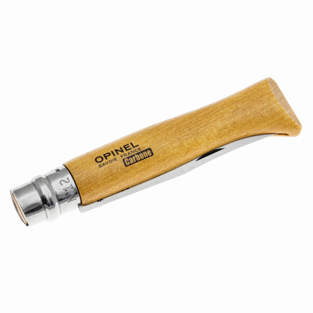 Нож складной Opinel 12 Tradition Carbone 113120, 120 мм, бук фото 4