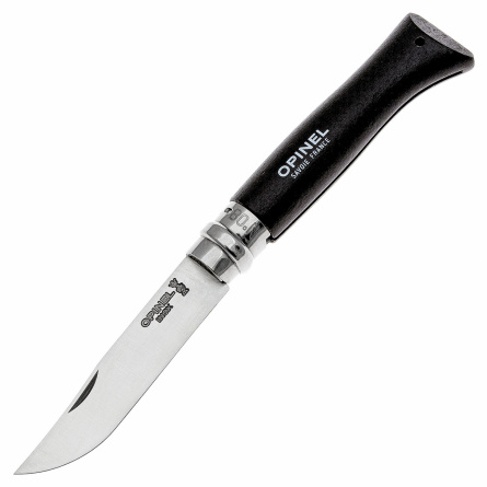 Нож складной Opinel 8 Trekking Colored Inox 002211, 85 мм, черный фото 1