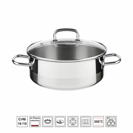 Сотейник Kolimax Professional 160096, 22 см, 3 л, стальной фото 1