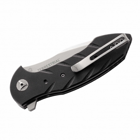Нож складной CRKT Terrestrial 5370, 85 мм, черный фото 2