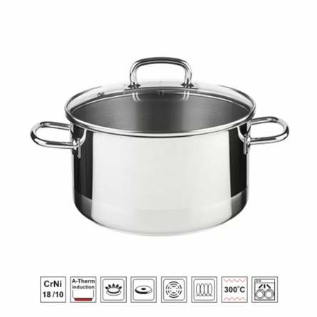 Кастрюля Kolimax Professional 160041, 22 см, 5.5 л, стальной фото 1